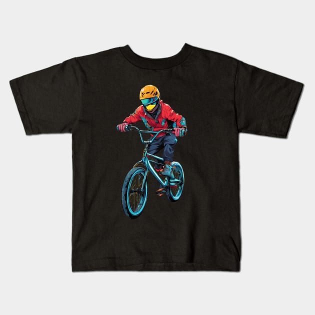 Speeder Bike Kids T-Shirt by animegirlnft